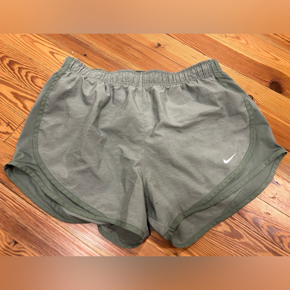 Nike Olive Green Athletic Shorts